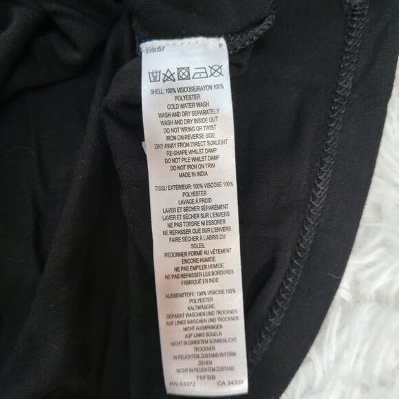 French Collection Black Sequins Tunic Top - Size XS - Picture 9 of 11